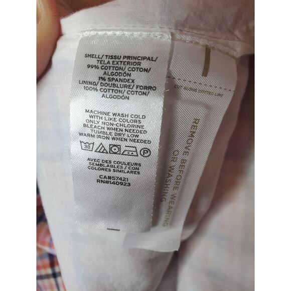 Loft Cotton/Spandex Plaid Dress, NWT, Size 6 - Picture 6 of 6